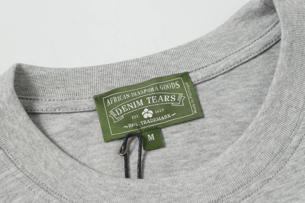Denim Tears Cashmere Swarovski Cotton Wreath T-Shirts DENIM TEARS