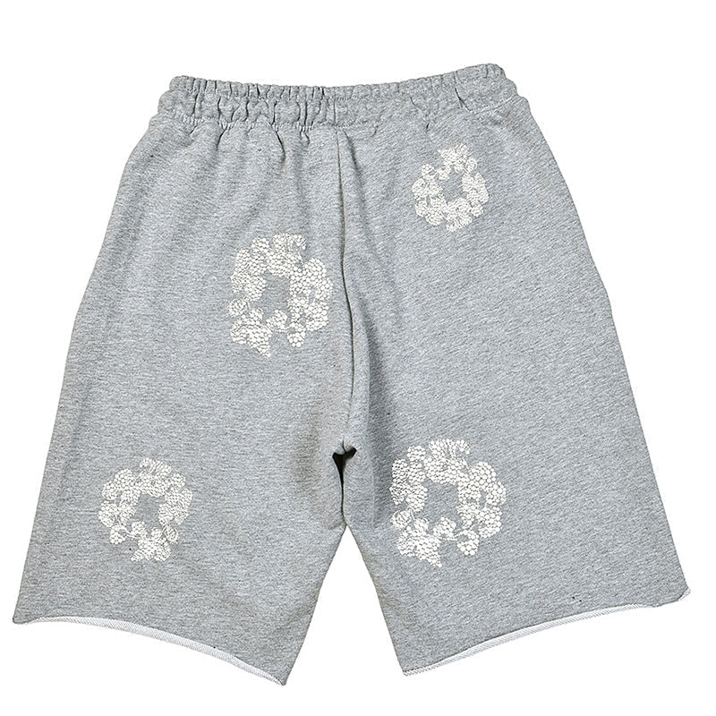 Denim Tears Crystal Patch Cotton logo Design Shorts DENIM TEARS