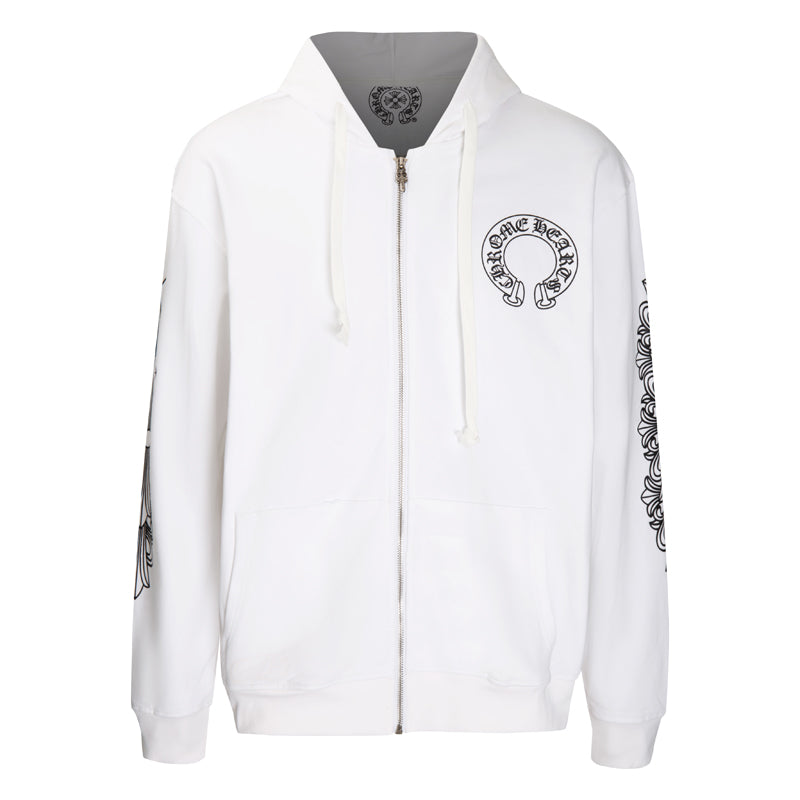 Chrome Hearts New Zip Up Hoodie -5001 Chrome Hearts