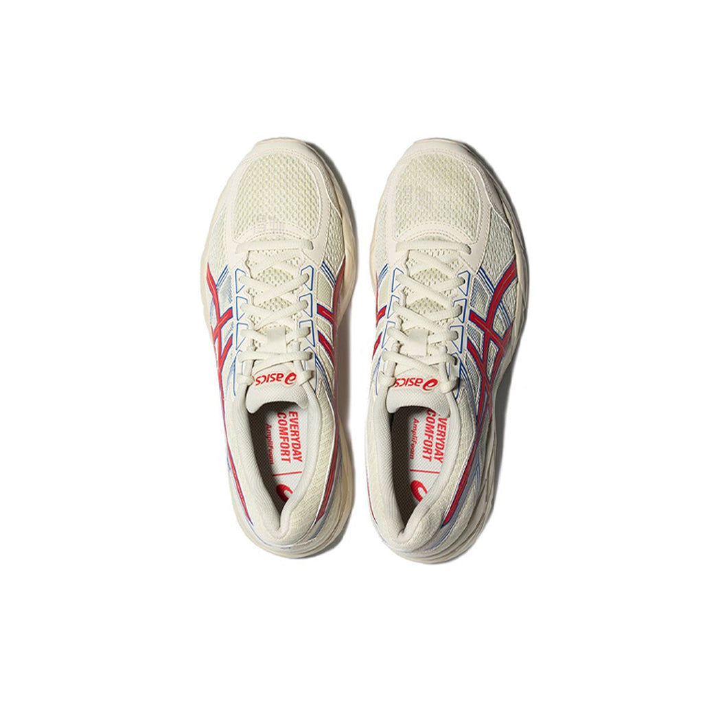 ASICS Gel-Contend 4 Beige Red Running Sneakers | Lightweight Low-Top Trainers for Men & Women