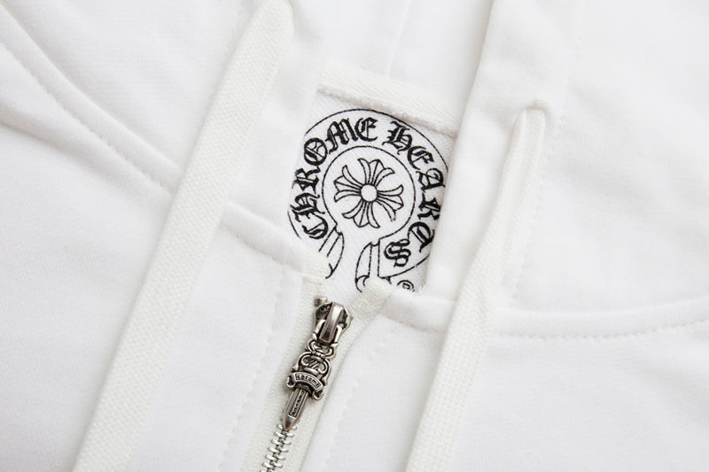Chrome Hearts New Zip Up Hoodie 5007 Chrome Hearts