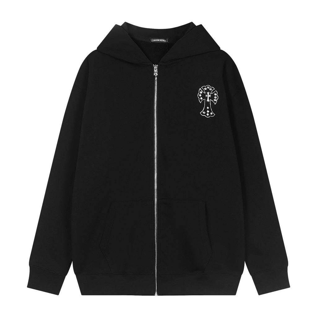 Chrome Hearts New Zip Up Hoodie -TQ02 Chrome Hearts