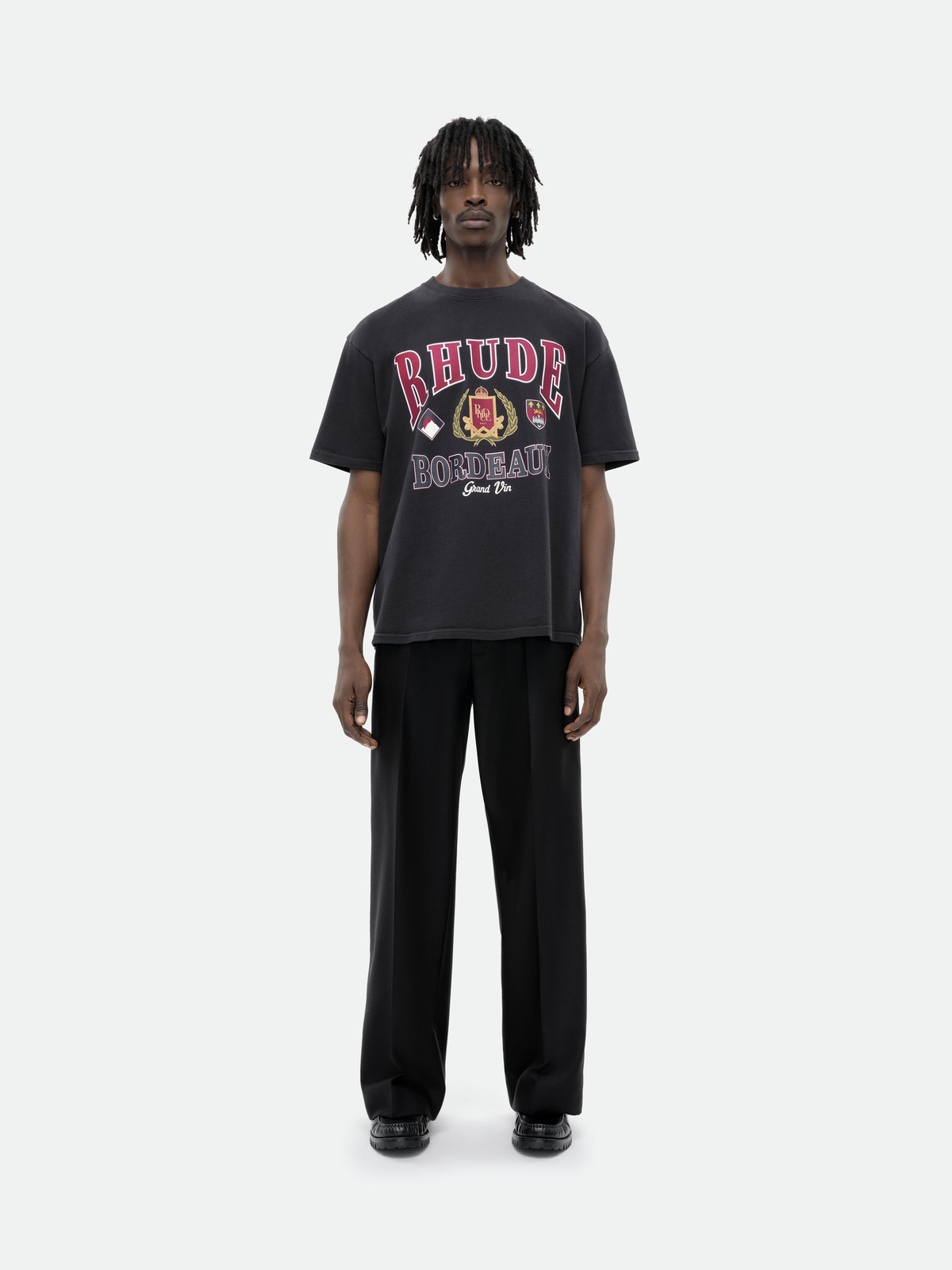 Rhude Bordeaux Grand T-Shirt RHUDE