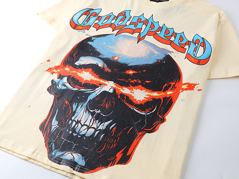 GODSPEED Skull With Flaming Eyes T-shirt Godspeed