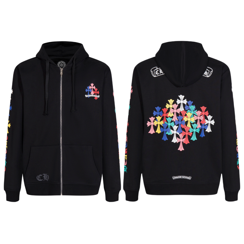 Chrome Hearts New Zip Up Hoodie -5015 Chrome Hearts