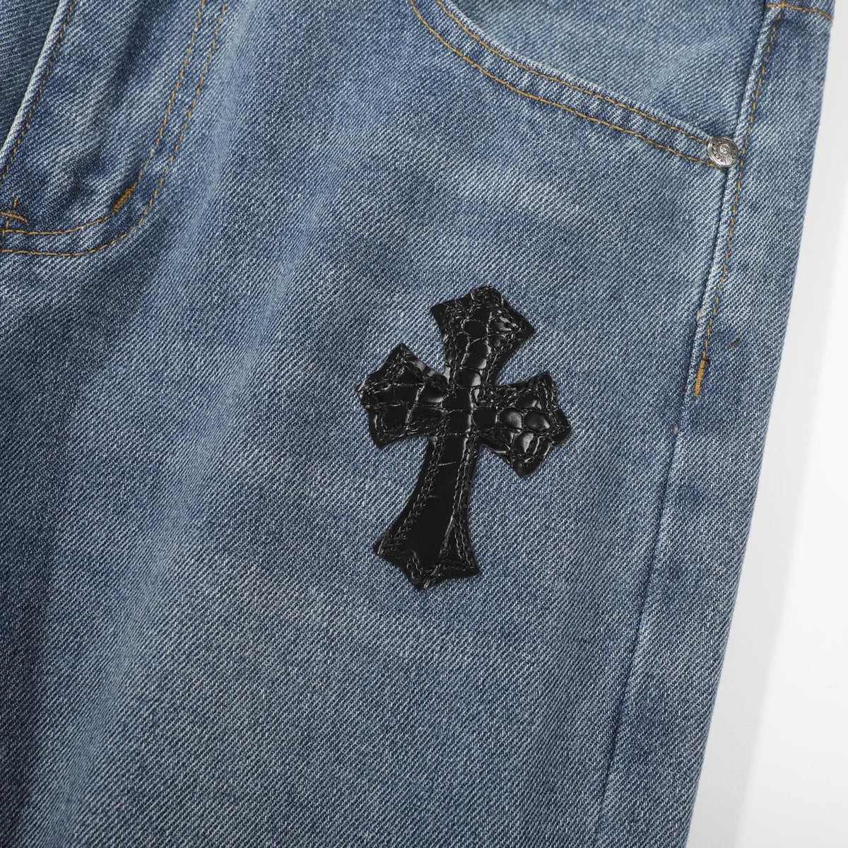 Chrome Hearts American street art cross with straight shaft Pants Chrome Hearts