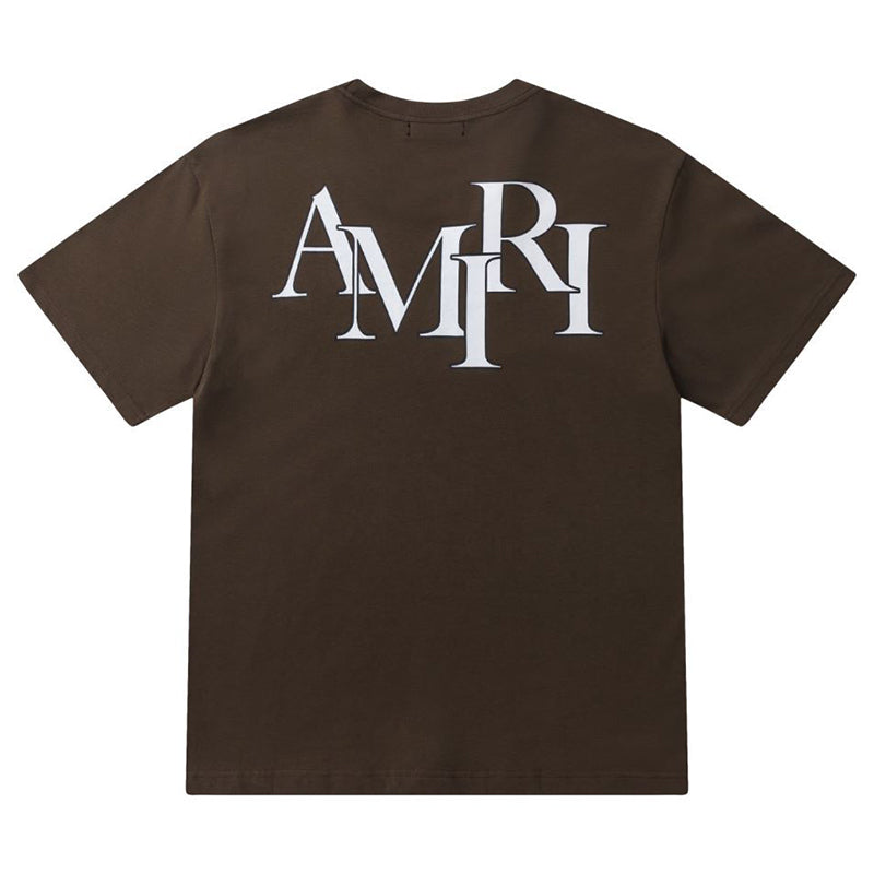 AMIRI STAGGERED LOGO T-Shirts AMIRI