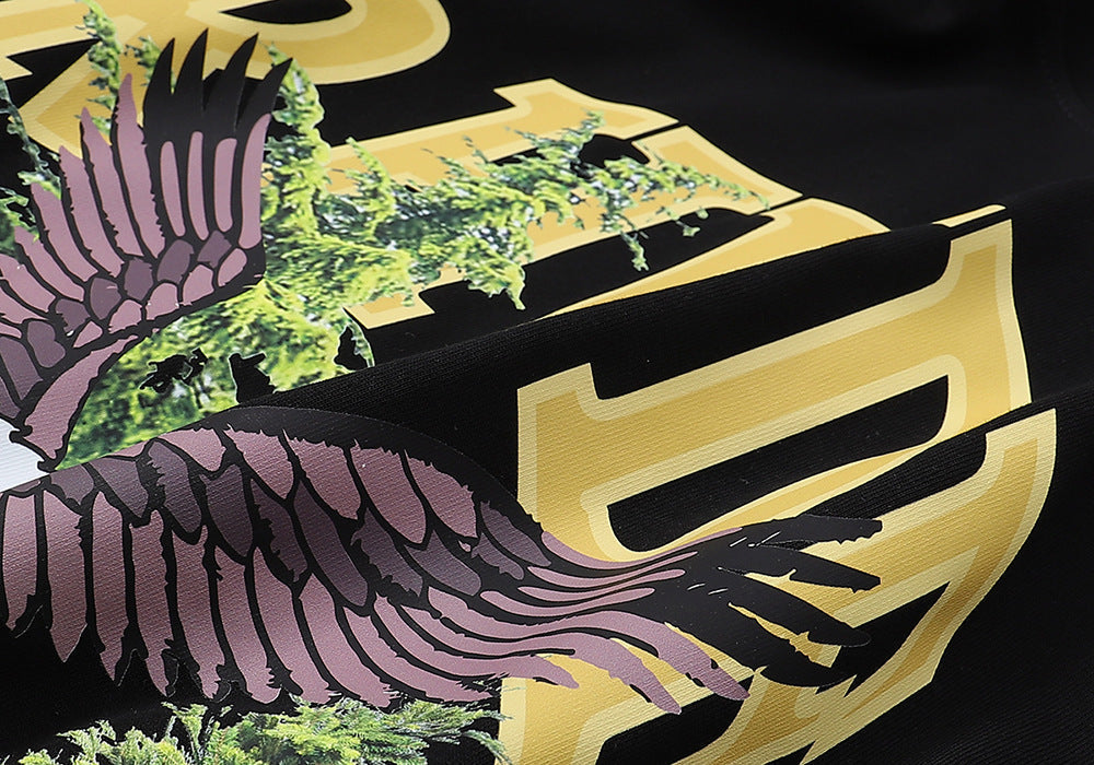 RHUDE Eagle lettering print T-Shirts RHUDE