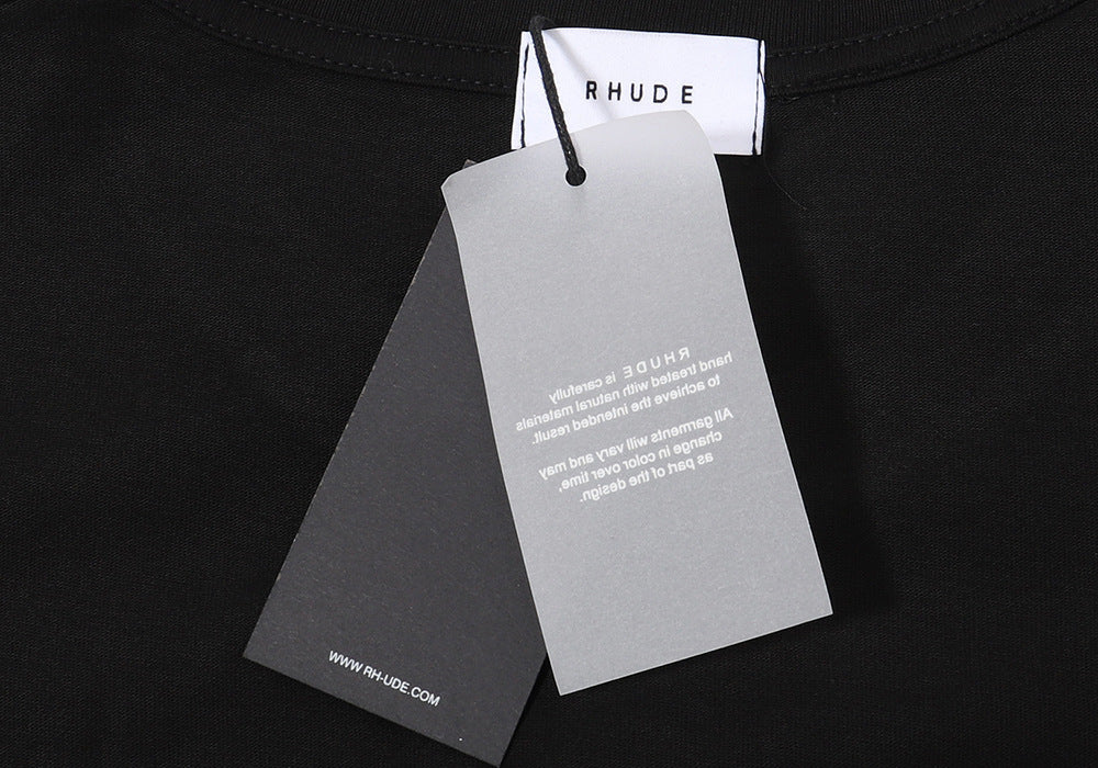 RHUDE Moroccan LOGO print T-Shirt RHUDE