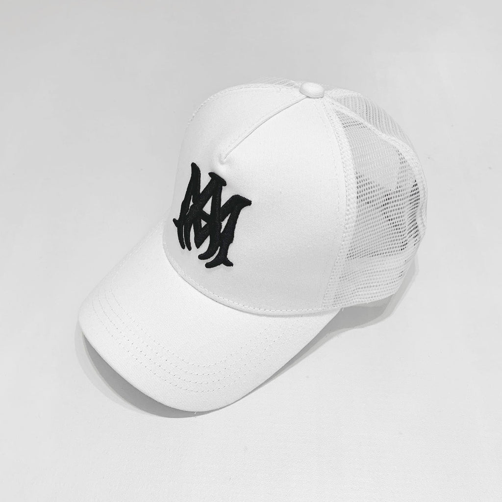 AMIRI LOGO TRUCKER CAPS AMIRI