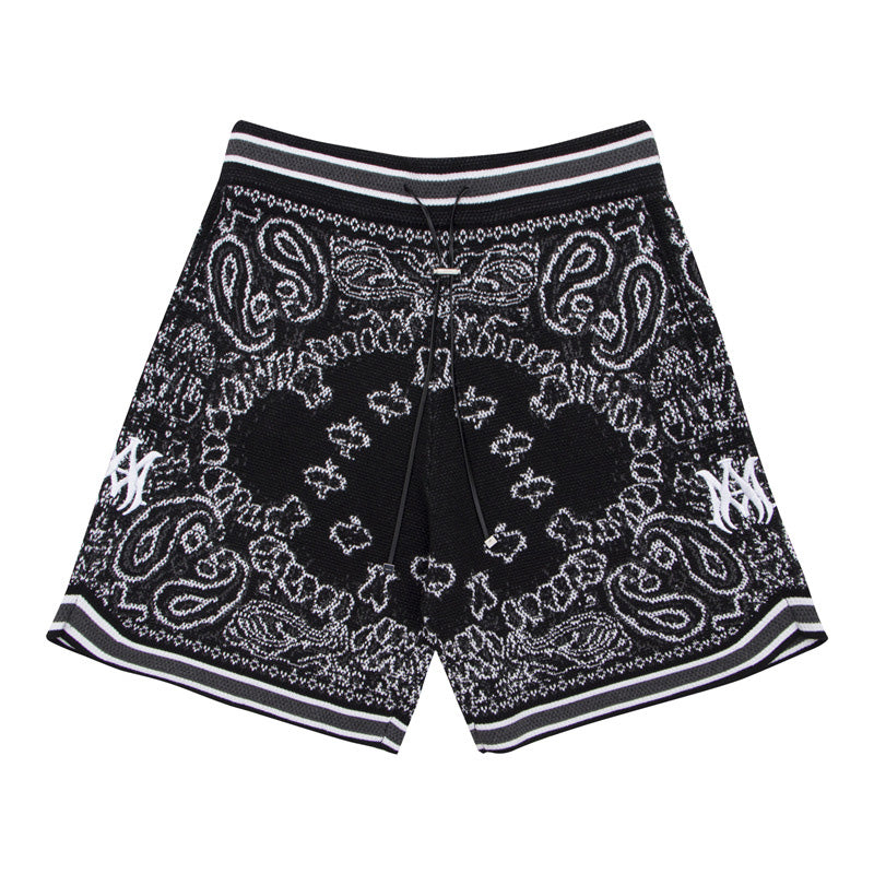AMIRI Bandana Print B-Ball Drawstring Shorts AMIRI