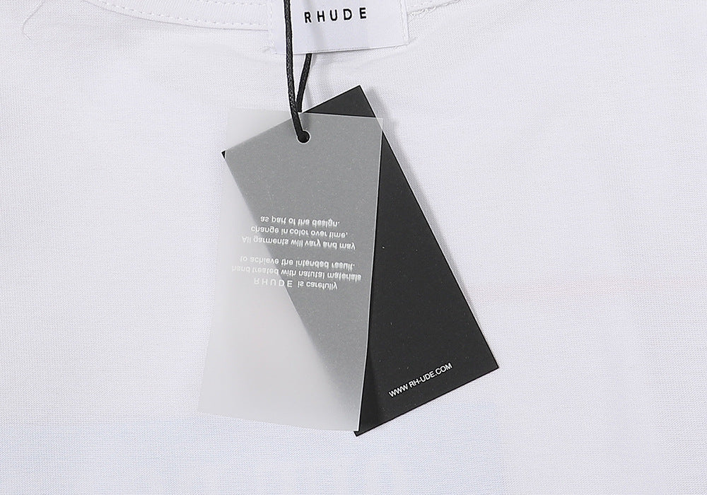 RHUDE Race The High Desert micro-logo T-shirt RHUDE