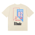 RHUDE Race The High Desert micro-logo T-shirt RHUDE