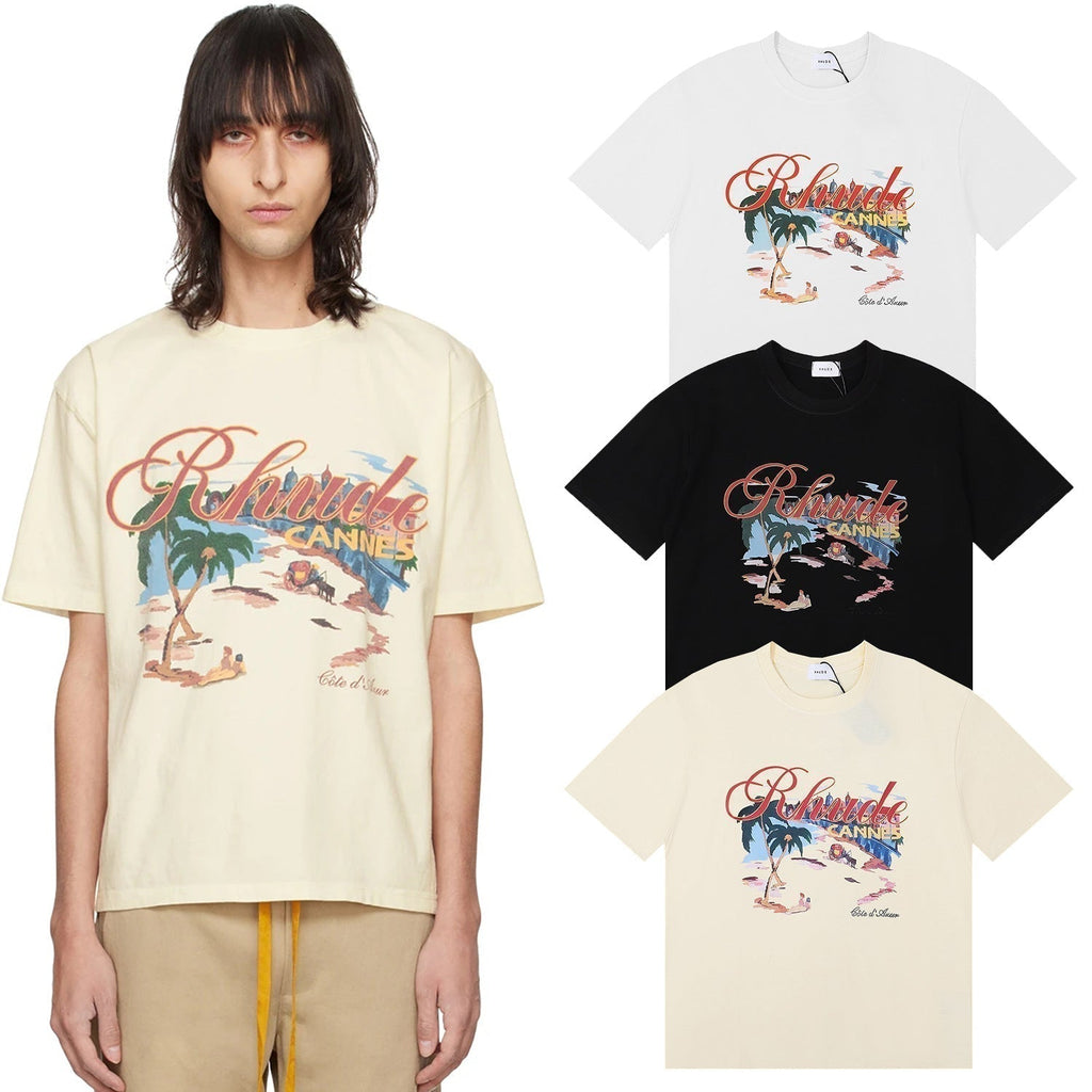 RHUDE Cannes Beach T-shirt RHUDE