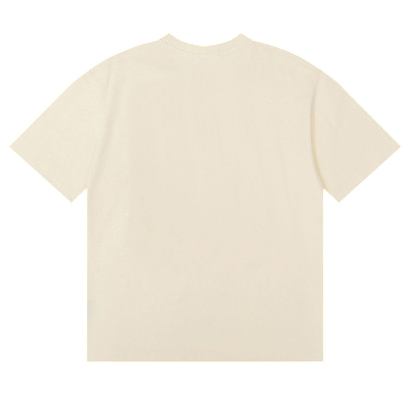RHUDE Warning Logo Cotton Short-Sleeve T-Shirts RHUDE