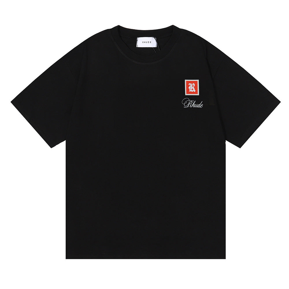 RHUDE Moroccan LOGO print T-Shirt RHUDE