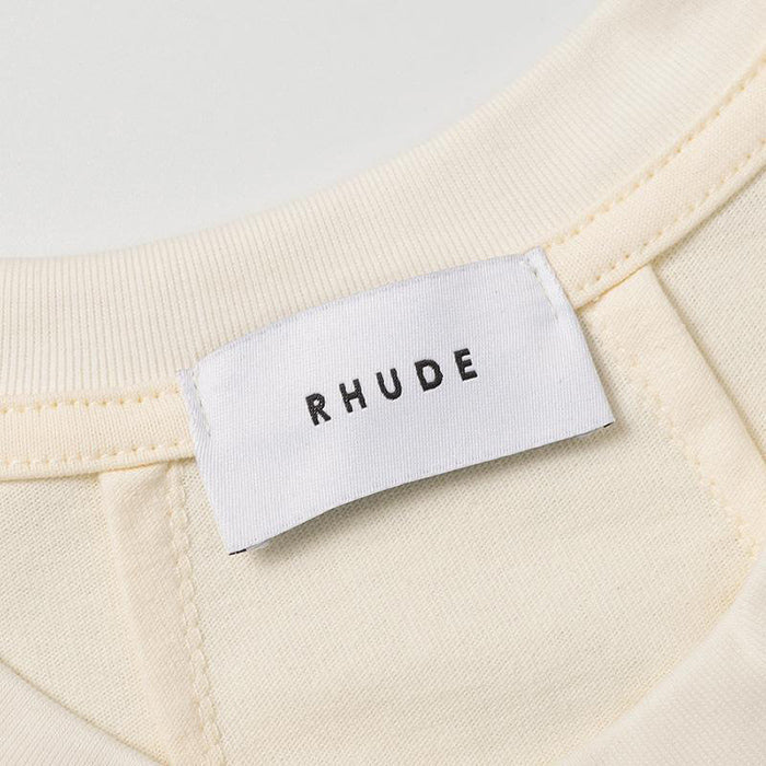 RHUDE T-Shirt Leopard White RHUDE