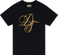 Denim Tears Metallic Gold Script Tee DENIM TEARS
