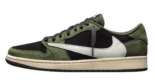 AJ1 Low Travis Scott Black Olive