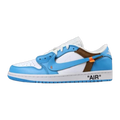 AJ1 Low X OW Customs University Blue