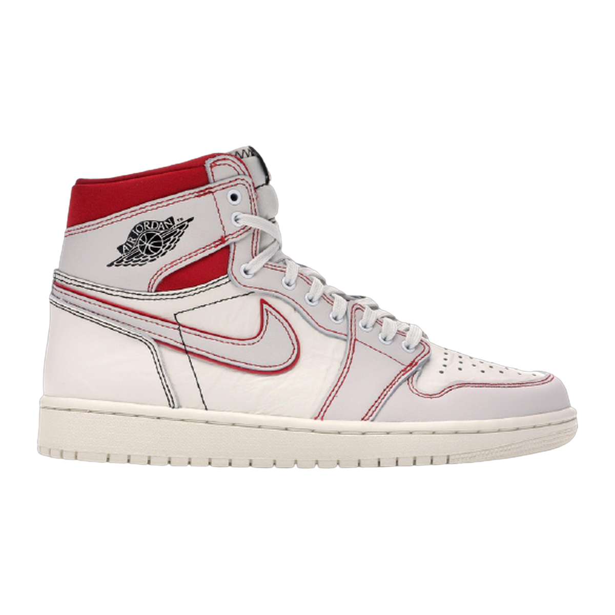 AJ1 High Phantom Gym Red