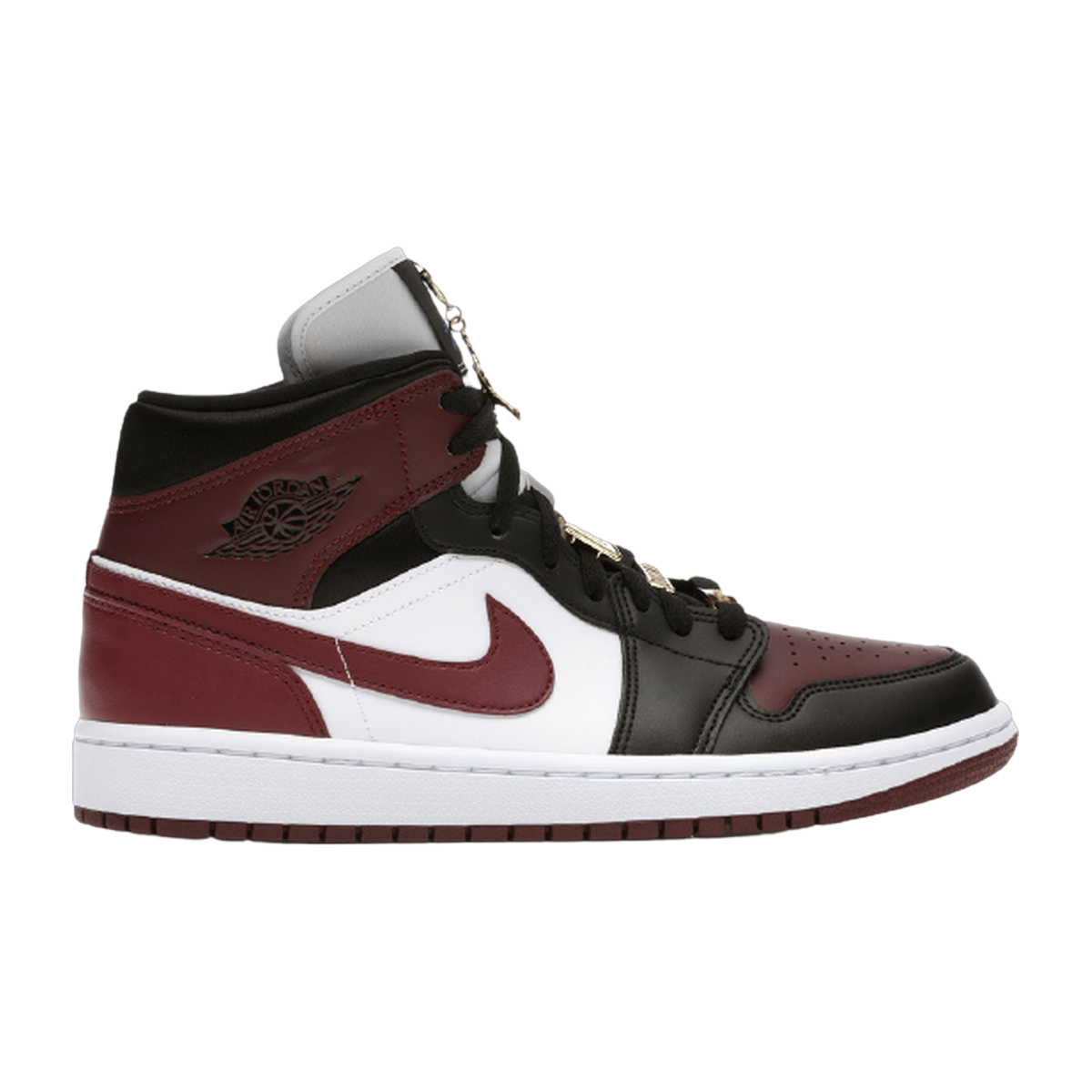 AJ1 Mid Black Dark Beetroot