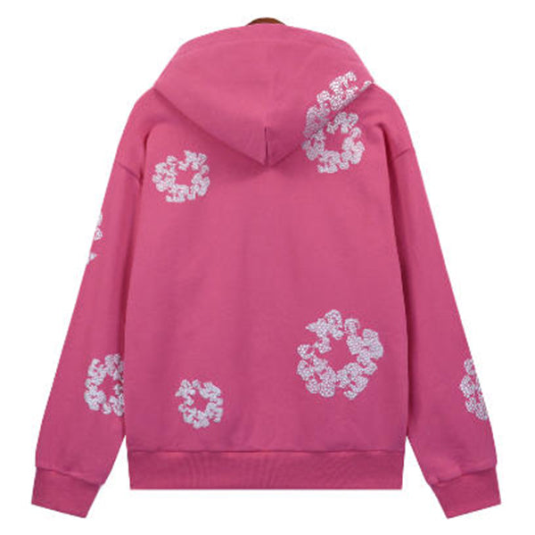 Denim Tears Kapok Flower Pattern Printed Hoodie DENIM TEARS